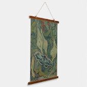 Giant Peacock Moth (1889) van Vincent van Gogh Hangend Wandkleed (Gebogen)