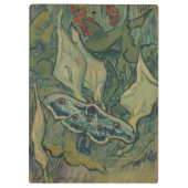 Giant Peacock Moth (1889) van Vincent van Gogh Klembord (Achterkant)