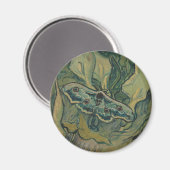 Giant Peacock Moth (1889) van Vincent van Gogh Magneet (Voorkant / Achterkant)