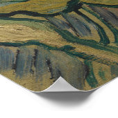 Giant Peacock Moth (1889) van Vincent van Gogh Poster (Hoek)