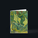Giant Peacock Moth van Vincent van Gogh Bedankkaart<br><div class="desc">Vincent van Gogh - Giant Peacock Moth,  1889. Vincent Willem van Gogh (1853-1890) was een Nederlandse Post-Impressionistische schilder die postuum een van de beroemdste en invloedrijkste figuren in de Westerne kunstgeschiedenis werd.</div>