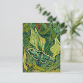 Giant Peacock Moth van Vincent van Gogh Feestdagenkaart (Staand voorkant)