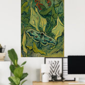 Giant Peacock Moth Vincent van Gogh 1889 Poster (Thuiskantoor)