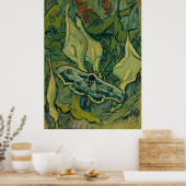 Giant Peacock Moth Vincent van Gogh 1889 Poster (Keuken)