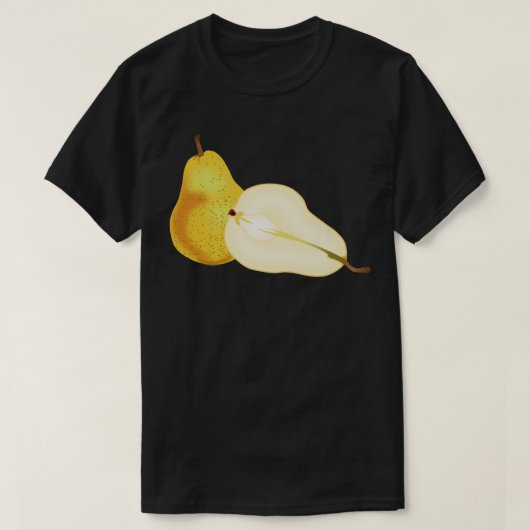 Giant Pear Graphic Fruit  T-shirt (Design voorkant)