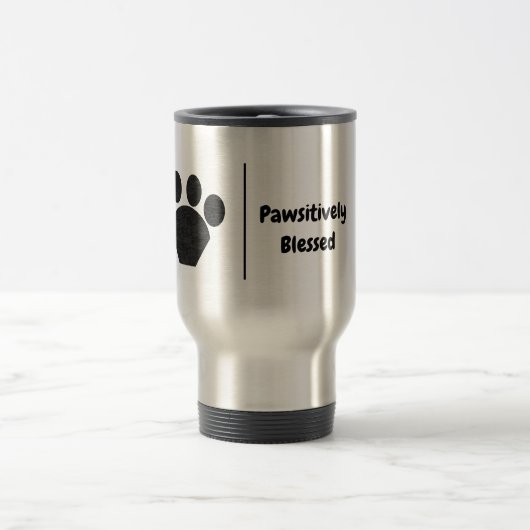 Giant Pet Paw Print Reisbeker (Center)