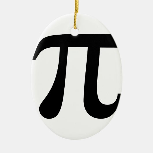 Giant "Pi"-symbool Keramisch Ornament (Voorkant)