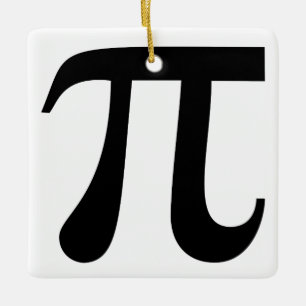 Giant "Pi"-symbool Keramisch Ornament