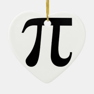 Giant "Pi"-symbool Keramisch Ornament