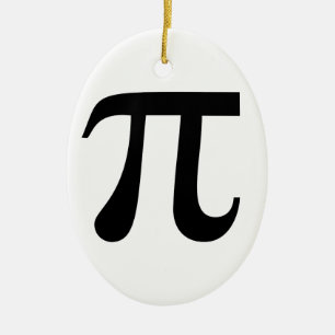 Giant "Pi"-symbool Keramisch Ornament