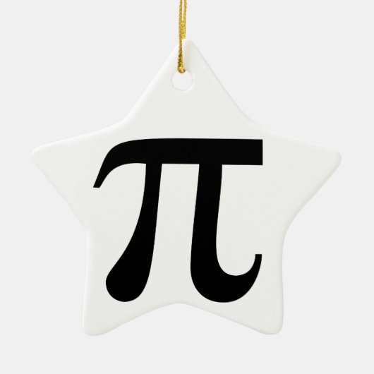Giant "Pi"-symbool Keramisch Ornament (Voorkant)