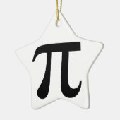 Giant "Pi"-symbool Keramisch Ornament (Links)
