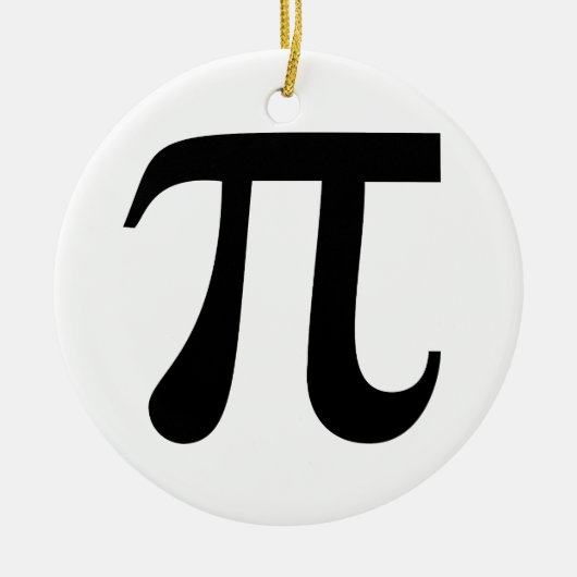 Giant "Pi"-symbool Keramisch Ornament (Voorkant)