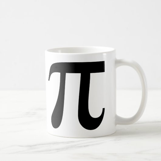 Giant "Pi"-symbool Koffiemok (Rechts)