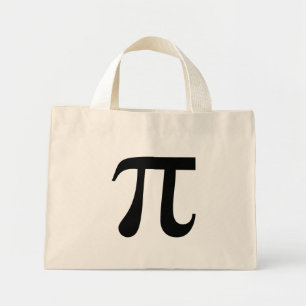 Giant "Pi"-symbool Mini Tote Bag