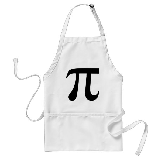 Giant "Pi"-symbool Standaard Schort (Voorkant)
