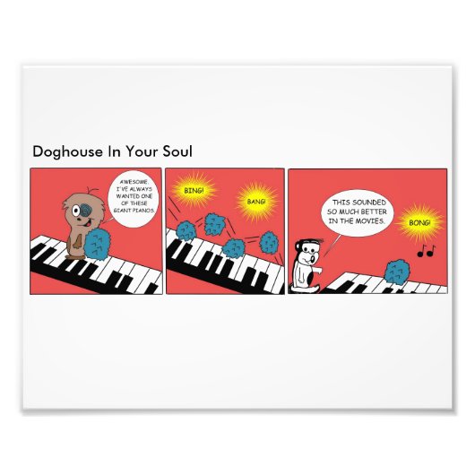 Giant Piano Foto Afdruk (Voorkant)