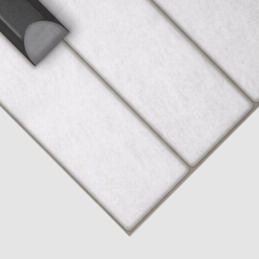 Giant Piano Keyboard Crafts & Decoupage Tissue Tissuepapier (Detail)