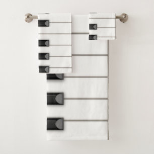 Giant Piano Keys Muziek Bad Handdoek