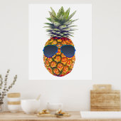 Giant Pineapple Wearing Sunbril, Foodies, ZSSG Poster (Keuken)