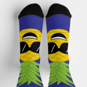 Giant Pineapples Funny Hawaiian Luau Sokken (Top)