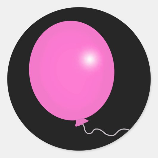 Giant Pink Balloon T-shirts, geschenken Ronde Sticker (Voorkant)