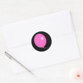 Giant Pink Balloon T-shirts, geschenken Ronde Sticker (Envelop)