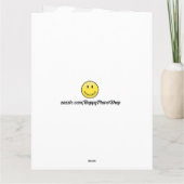 Giant Pink Donut Chef | Cook Dank u Bedankkaart (Achterkant)