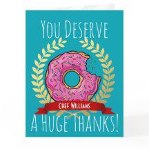 Giant Pink Donut Chef | Cook Dank u