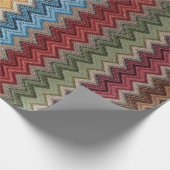 Giant Pixelated Bargello Wrapping Paper Cadeaupapier (Hoek)