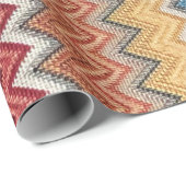 Giant Pixelated Bargello Wrapping Paper Cadeaupapier (Rol Hoek)
