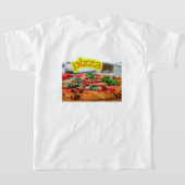 Giant Pizza Image - Massive Delicious Food  T-shirt (Laag Achter)