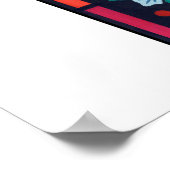 Giant poster Vrede op aarde gekleurd glas (Hoek)