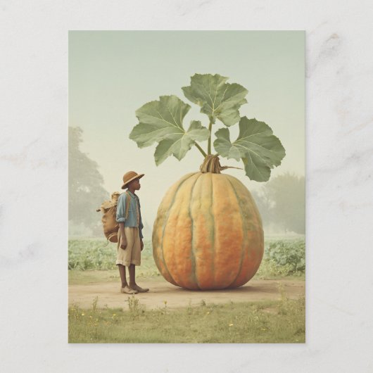 Giant Pumpkin Encounter Briefkaart (Voorkant)