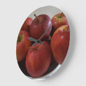 Giant Red Apple Wall Clock Grote Klok (Hoek)