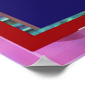 Giant Red Black Silver Line Live Chakra Mandala Poster (Hoek)