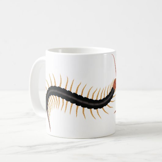 Giant Red Headed Centipede Koffiemok (Voorkant links)