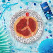 Giant Red Pomegranate  Papieren Bordje (Feest)