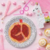 Giant Red Pomegranate  Papieren Bordje (Feest)