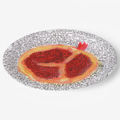 Giant Red Pomegranate  Papieren Bordje (Gekanteld)