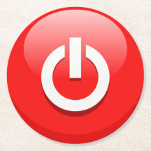 Giant Red Power Button