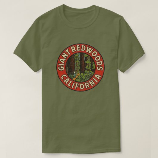 Giant Redwood California - T-shirt (Design voorkant)