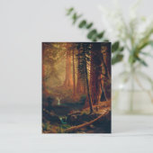 Giant Redwood Trees of California by A. Bierstadt Briefkaart (Staand voorkant)