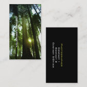 Giant Redwoods Visitekaartje (Voorkant / Achterkant)