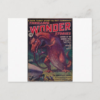 Giant Reptile Briefkaart