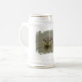Giant River Otter Beer Stein Bierpul (Voorkant links)