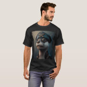Giant River Otter Cool Otter Pirate T-shirt (Voorkant volledig)