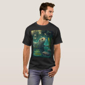 Giant River Otter Fans, Otter Habitat 3 T-shirt (Voorkant volledig)