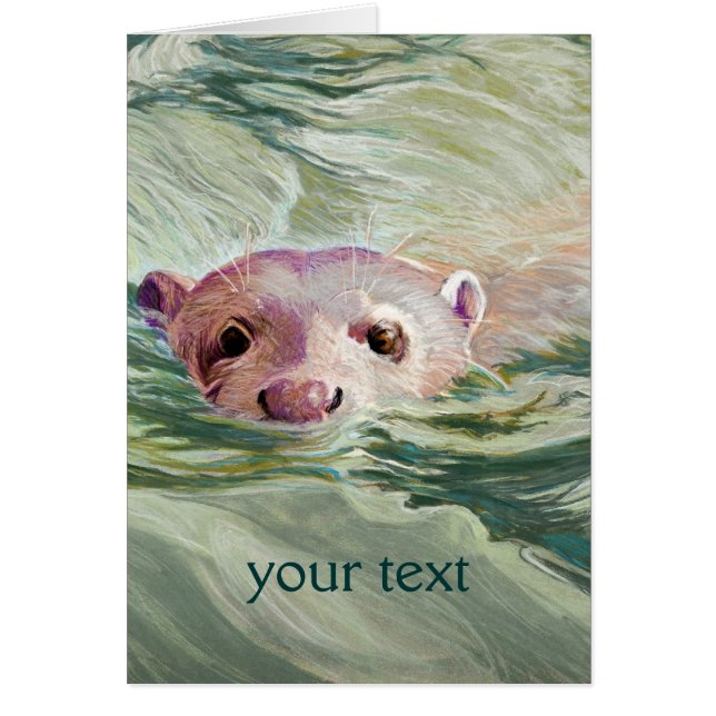 Giant River Otter Fine Art (Voorkant)