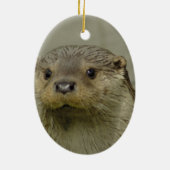 Giant River Otter Ornament (Achterkant)
